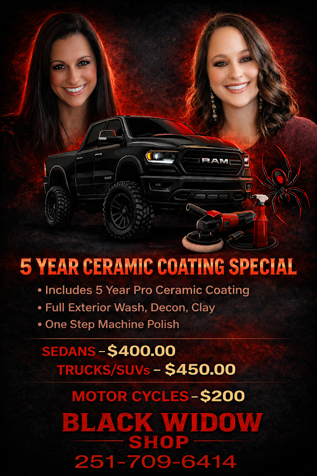 Black Widow Shop Car Detailing