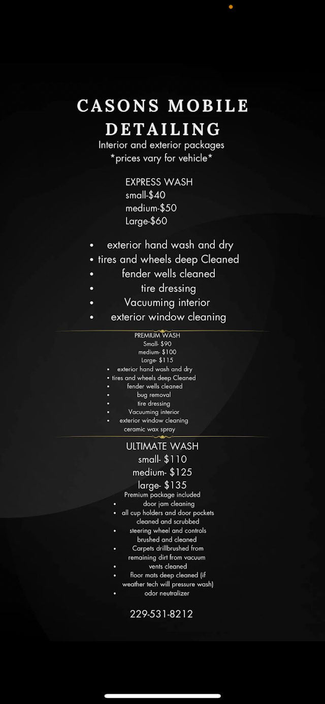 Cason’s Mobile Detailing