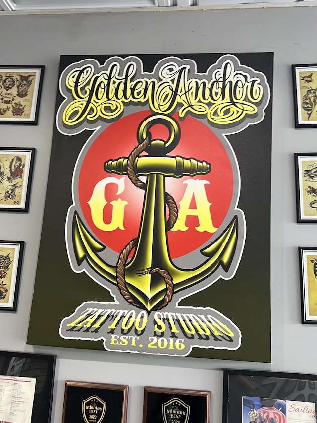 Golden Anchor Tattoo photo 2