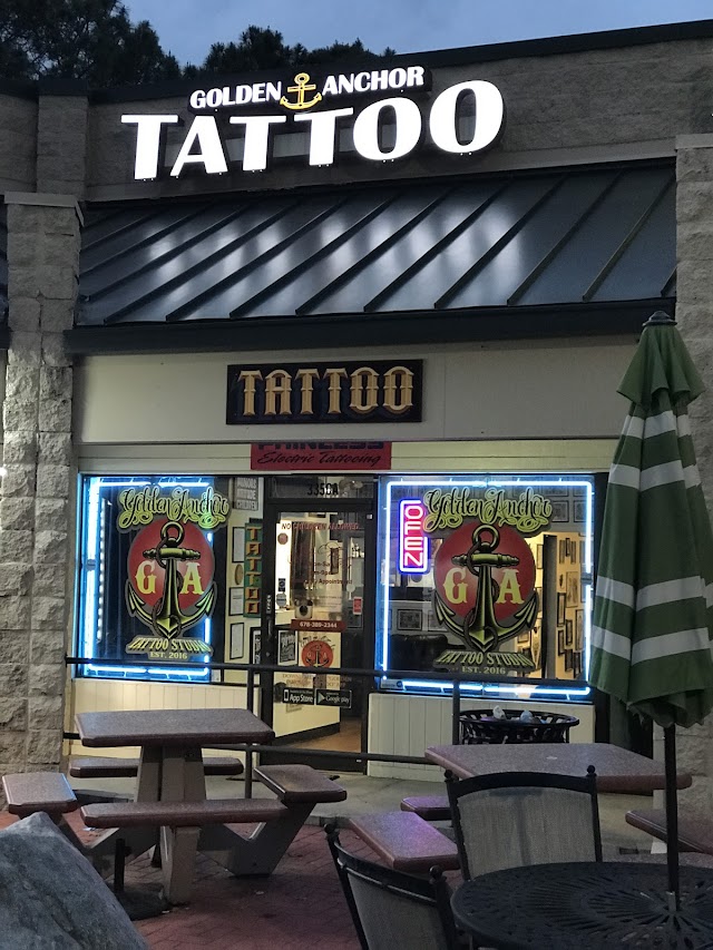 Golden Anchor Tattoo photo 4