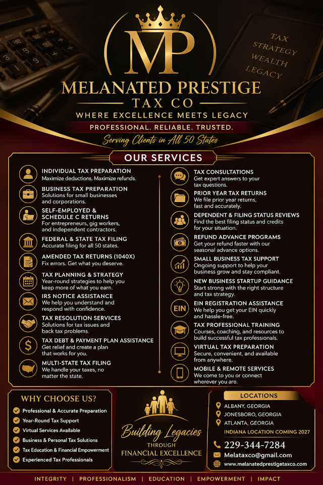 Melanated Prestige Tax Co photo 2