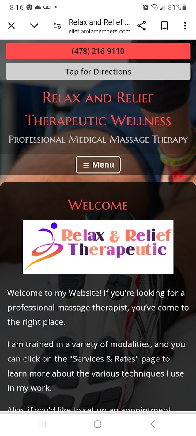 Relax & Relief Therapeutic